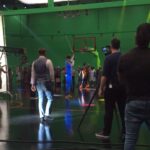 Nicole Kornet Instagram - Playing basketball like a snake is not as sexy as the big screen portrays. Myself in a mocap suit is here to prove it. #WhiteMamba Warner Bros. Studios