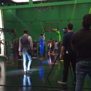 Nicole Kornet Instagram - Playing basketball like a snake is not as sexy as the big screen portrays. Myself in a mocap suit is here to prove it. #WhiteMamba