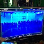 Nicole Kornet Instagram - Playing basketball like a snake is not as sexy as the big screen portrays. Myself in a mocap suit is here to prove it. #WhiteMamba Warner Bros. Studios