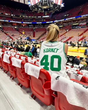 Nicole Kornet Instagram - I really want the Celtics to win tonight.