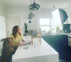 Nicole da Silva Instagram - My lockdown’s going great, how about yours?! 🤦🏻‍♀️ #KitchenAudition #BTS #MadeInAustralia 😝🐶 🤣