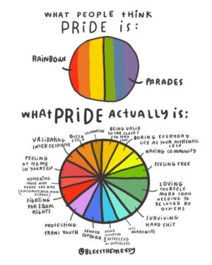 Nicole da Silva Instagram - #pride @blessthemessy 🌈