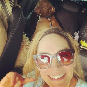 Nicole da Silva Instagram - One of us hates a summer roadtrip. Don’t be fooled by the drool, we love our #Passat @altovolkswagennorthshore • Happy Holidays to you and yours 🐶 😎 x