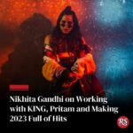 Nikhita Gandhi Instagram - Pop artist Nikhita Gandhi (@nikhitagandhiofficial) looks back at the year in hits, including "Tere Pyaar Mein," "Leke Prabhu Ka Naam" and "Ordinary Person" in film music, plus "High Hukku" with KING (@ifeelking) off his album 'New Life.' Hit the link in bio to read more. #NikhitaGandhi #KING #RollingStoneIndia