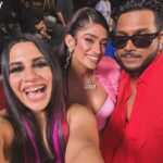 Nikhita Gandhi Instagram - High Hukku Gang! #king #highhukku #bts #shooting📷 #musicvideo #behindthescenes #newlife #gang Stylist: @sharanya_chandna Assistants: @nupshah23 @styleby_kbirari @fanaanofficial