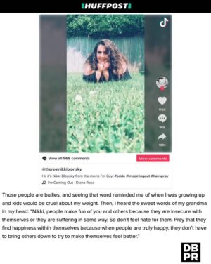 Nikki Blonsky Instagram - Thank you @huffpost for giving me this platform to share my journey and experience as a gay woman with the world. I hope my words can inspire you to live your truth whatever it may be and know you will always have support and love from myself and the community!