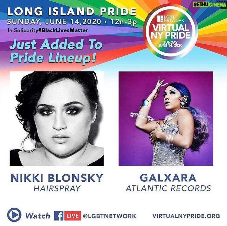 Nikki Blonsky Instagram - So excited to be part of Long Island Pride’s line-up. Tune in to Facebook or YouTube at LGBT Network Sunday June 14th 12-3pm #virtualNYpride #pride #lgbt Just Laugh