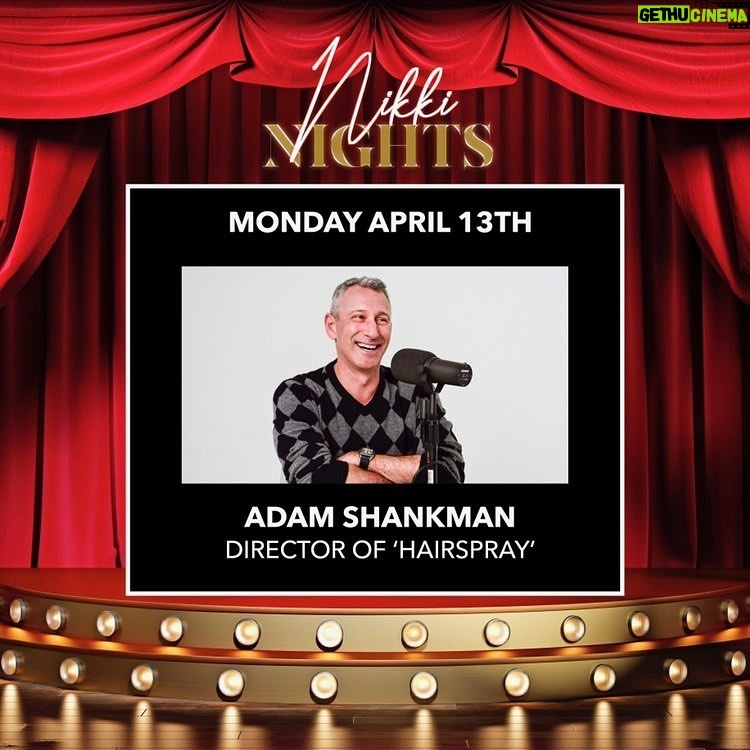 Nikki Blonsky Instagram - TONIGHT ON #NIKKINIGHTS @adamshankman THE DIRECTOR OF HAIRSPRAY will be chatting with me LIVE! On MY INSTAGRAM @ 7PM EST! Get ready for some #HairsprayTheMovie stories!!! I have been waiting 14 years for this day to ask the man who made my dreams come true how this amazing journey even got started !!! #YOUWILLNEVERSTOPOURBEAT