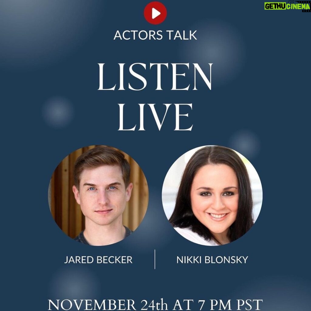 Nikki Blonsky Instagram - Join me and @jaredbecker93 tonight at 7pm PST live on Instagram! Excited to join Jared as a guest on his series, you won’t want to miss it!