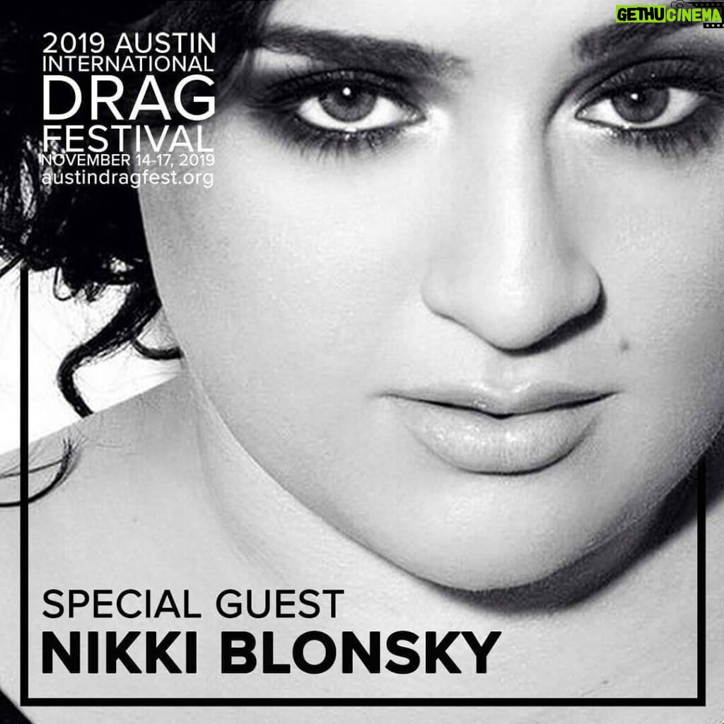 Nikki Blonsky Instagram - I’m so excited to announce that I will be at The Austin International Drag Festival @austindragfest November 15th-17th. I won’t just be attending this year, I will also be PERFORMING!!! Can’t wait to see you all there and see all the amazing performances! It’s gonna be one for the books!!!
