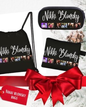 Nikki Blonsky Instagram - Happy Holidays everyone! Well I have some exciting gifts for you give to your loved ones and maybe grab one for yourself! I HAVE MERCH! Everything from signed movie merchandise to my very own Nikki Blonsky merch which includes backpacks, makeup brush cases and so much more! All you have to do is go to the link in my bio and start shopping! Ps every piece sold will come with a one of a kind signed Nikki souvenir! Thank you all for your support and I wish you all the happiest of holidays!