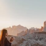Nikol Švantnerová Instagram - Good morning with this view!🫶🏼🧡 #mountains #morning Tre Cime di Lavaredo