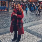 Nima Akbarpour Instagram - #lady in #red #christmas #Prague #xmas Old Town Square, Prague