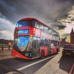 Nima Akbarpour Instagram - Three #London icons in one shot: Red double-decker bus, Black cab and The Big Ben Westminster Bridge