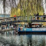 Nima Akbarpour Instagram - #CamdenTown #London #spring #bridge #willow #boat Camden Town