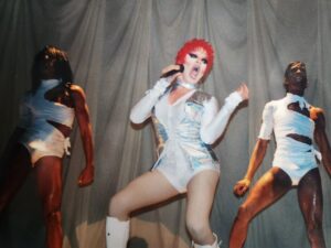 Nina Flowers Instagram - TBT images from my golden era as a Drag Performer in Puerto Rico, where everything started. These where from the show Lennox in White (a tribute to Annie Lennox,) at the Legendary Club El Teatro. Produced by Jerry Aviles and our beloved Willito, who's resting in peace. Among my backup dancers for this show were my dear friends, Jose David Sierra aka Jessica Wild, and our loved and long retired Black Cat. Beautiful memories!
#goodolddays #elteatropuertorico #teatro #jessicawild #ninaflowers #djninaflowers #rupaulsdragrace #rupaulsdragraceallstars #recordaresvivir #historia #dragculture #puertoricodragculture