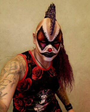 Nina Flowers Instagram - Kiki The Circuit Clown is ready!! 🤡😎
#tonight #themanorcomplex #WiltonManors #garysantispresents #ninaflowers #djninaflowers #kikithecircuitclown
#halloween2023 #scaryclownmakeup