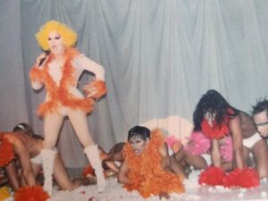 Nina Flowers Instagram - TBT images from my golden era as a Drag Performer in Puerto Rico, where everything started. These where from the show Lennox in White (a tribute to Annie Lennox,) at the Legendary Club El Teatro. Produced by Jerry Aviles and our beloved Willito, who's resting in peace. Among my backup dancers for this show were my dear friends, Jose David Sierra aka Jessica Wild, and our loved and long retired Black Cat. Beautiful memories!
#goodolddays #elteatropuertorico #teatro #jessicawild #ninaflowers #djninaflowers #rupaulsdragrace #rupaulsdragraceallstars #recordaresvivir #historia #dragculture #puertoricodragculture