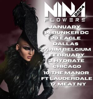 Nina Flowers Instagram - Good morning amigos. Here to share some dates and see if we meet at a few of these. Wishing you all a great happy Thursday😘