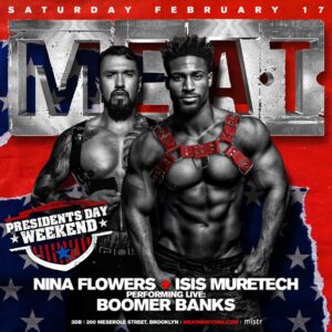 Nina Flowers Instagram - To all my lovers in NYC, I'm coming home😎
✅February  17, Presidents Day Weekend
#MEATNY #isismurethech #boomerbanks #ninaflowers #djninaflowers #presidentsdayweekend