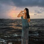 Nisha Guragain Instagram - Sunsets to melt everything else away. 🌅🏖️ 📸 @official.khushal.photography