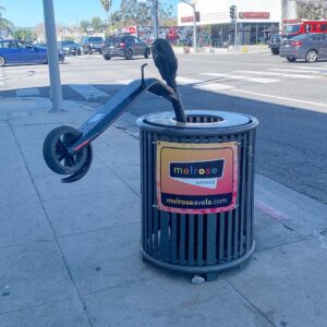 Nobi Nakanishi Instagram - Happy St. Patrick's Day, Los Angeles! Not sure which scooter service this is, but you may have a customer loyalty problem...