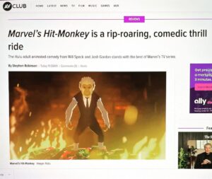 Nobi Nakanishi Instagram - Reviews are coming in! Congrats @joshuadgordon @gansettandtrout @nealholman @georgehtakei @allymaki @oliviamunn @fredtatascoirevo @drojasmusic - so proud to be a part of @officialhitmonkey with you. #marvel #hulu #hitmonkey