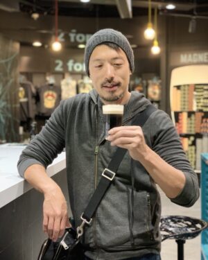 Nobi Nakanishi Instagram - Management keeps telling me to post pictures of myself. So here’s me staring lovingly at a wee serving of Guinness that time in Ireland 🍺 #dublin #Guinness #asianactor #