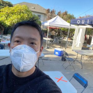 Nobi Nakanishi Instagram - First morning waiting to be made pretty at a base camp in forever. COVID precautions were well prepared! My plan was to grab food at @alldaybabyla afterwards but alas... good thing @konbi was nearby to pinch hit. As usual I ate the food before taking pics. 🤤