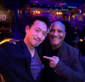 Nobi Nakanishi Instagram - A Season 3 TBT and a premiere pic with the incomparable @seth.gilliam.54 - he’s so good in the @teenwolf THE MOVIE! And a lovely person to boot. #teenwolf #teenwolfthemovie