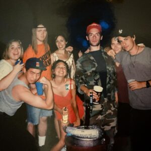 Nobi Nakanishi Instagram - Thanks @tracy_nish for mailing(!) me this gem from college. Can anyone guess the theme for this party?