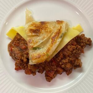 Nobi Nakanishi Instagram - Bison Sloppy Joe sandwiched in a scallion pancake. You’re welcome.