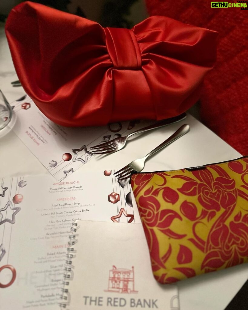 Norah Casey Instagram - You might already have guessed that I am in love with my @august_night.ie red bag… so beautiful - everything else played second fiddle to it except the incredible food @theredbankrestaurant last night with a great #frontofhouseteam - particular thanks @rooney.catherine50 who minded us so well #loveleitrim❤️ #carrickonshannon