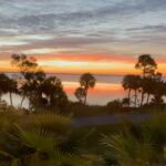 Norah Casey Instagram - My last sunrise at #portcanaveral and it’s a spectacular one from this side of the Atlantic Ocean… yesterday I listened to a seasoned #nasaastronaut who’s been way up there on multiple space trips - he reminded me that the International Space Station orbits Earth about every 90 minutes—enough for astronauts to witness 16 sunrises and 16 sunsets each day… wow - that must be something. I’m happier down here on earth witnessing my daily ritual of our own sun rising but a day with my head in the vast universe of our galaxy and the gazillions beyond at the #kennedyspacecenter made me think a lot about life and our tiny little corner in the #milkywaygalaxy … but I didn’t feel small, I felt privileged to wake up each morning and witness our sun rise on a brand new day… full of all the possibilities that life brings. And this morning it was like an extra special gift with big brushstrokes of crimson, pinks yellows and blues 💚 Kennedy Space Center