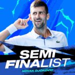 Novak Djokovic Instagram - Novak Djokovic. AO semifinalist for the 11th time 💫 #AusOpen • #AO2024
