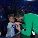 Novak Djokovic Instagram - Win or lose, family is what matters most ❤️ @djokernole . #tennis #tennistv #atp #sports #djokovic #sinner #nittoatpfinals Turin, Italy