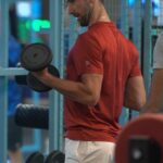 Novak Djokovic Instagram - No way Nole is skipping gym day 🏋‍♂️💪🤸‍♂️ @djokernole • #AusOpen • #AO2024