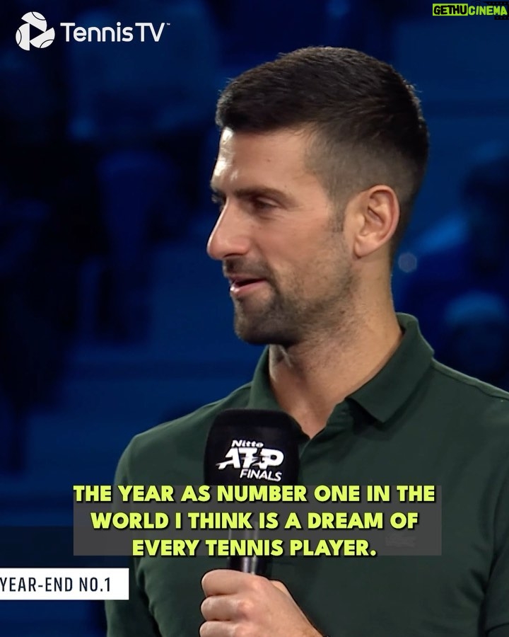 Novak Djokovic Instagram - The crown on the season 🏆 @djokernole lifts the Year-End ATP No.1 for the eighth time! 😄 . #tennis #tennistv #sports #instasport #nittoatpfinals #djokovic #novakdjokovic #number1 Turin, Italy