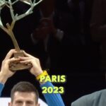 Novak Djokovic Instagram - Novak Djokovic: A MASTER OF ALL (MASTERS)! 🏆 @djokernole . #tennis #tennistv #atptour #rolexparismasters Paris, France