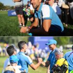 Novak Djokovic Instagram - Novak Djokovic had the best seat in the house for Europe's dazzling first day 🍿🍿🍿 #rydercup #rydercup2023 #novakdjokovic #atp #tennis #golf