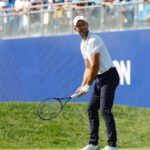 Novak Djokovic Instagram - From the baseline to the fairway! @djokernole playing in the Ryder Cup All-Star match ⛳️