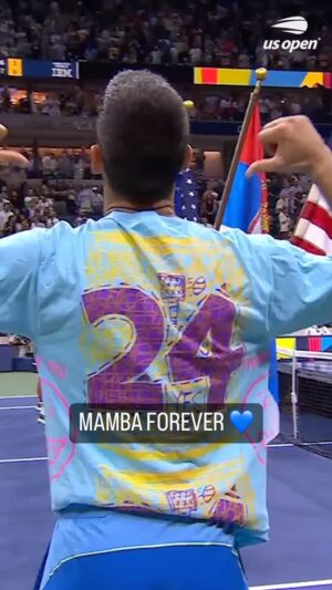 Novak Djokovic Instagram - Novak shows love to Kobe! 💙