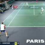 Novak Djokovic Instagram - In their doubles era! ⚡️ @djokernole & Kecmanovic head through in Bercy! . #tennis #tennistv #atp #sport #RolexParisMasters Paris, France