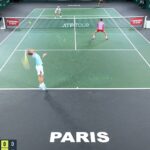 Novak Djokovic Instagram - In their doubles era! ⚡️ @djokernole & Kecmanovic head through in Bercy! . #tennis #tennistv #atp #sport #RolexParisMasters Paris, France