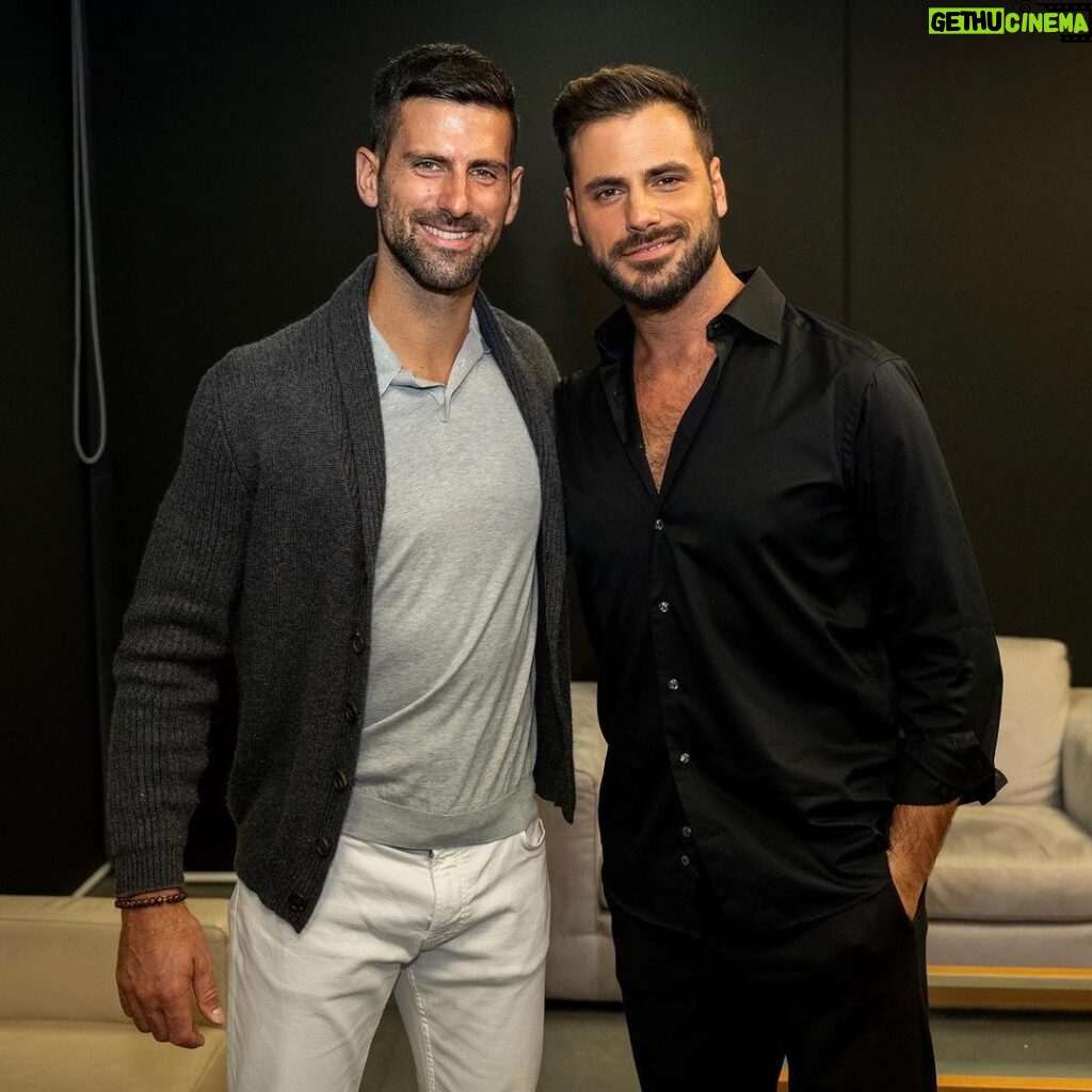 Novak Djokovic Instagram - Balkanska braća malo jača!🇷🇸🇭🇷💪