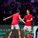 Novak Djokovic Instagram - @djokernole is back in #DavisCup doubles action 🤩 Novak Djokovic & Nikola Cacic will play Adam Pavlasek & Tomas Machac.
