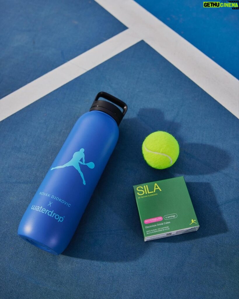Novak Djokovic Instagram - 🎾GIVEAWAY🎾 Ready to elevate your game? We’ve teamed up with @livesilabynovak and @djokernole for a game-changing giveaway! One lucky winner and their hydration buddy will each receive a month’s supply of SILA Electrolyte Hydration Cubes and the entire collection of waterdrop® All-Purpose Thermo Bottles in collaboration with Novak Djokovic. 🎁💧 All you have to do for a chance to win: 1️⃣Follow @livesilabynovak, @djokernole & @waterdrop 2️⃣Like this post 3️⃣Tag your hydration buddy in the comments *Please note that this giveaway is not sponsored, endorsed, or administered by Instagram. The giveaway concludes on 04.03.2024 at 11 AM CET, and winners will be announced by @waterdrop via direct message. Terms and conditions are pinned in the comments. #livesilabynovak #livesila #novakdjokovic #drinkmorewater #waterdropmoment