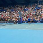 Novak Djokovic Instagram - 🇨🇿 1-1 🇷🇸 @djokernole sends the tie to a deciding mixed doubles, with a gutsy 6-1, 6-7(3), 6-1 victory over Lehecka! #UnitedCup RAC Arena