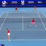 Novak Djokovic Instagram - The perfect way to see out 2023 ✌️🇷🇸 Novak Djokovic and Olga Danilovic defeat Zheng/Zhang to claim the tie for Team Serbia. #UnitedCup Perth, Western Australia