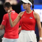 Novak Djokovic Instagram - The perfect way to see out 2023 ✌️🇷🇸 Novak Djokovic and Olga Danilovic defeat Zheng/Zhang to claim the tie for Team Serbia. #UnitedCup Perth, Western Australia